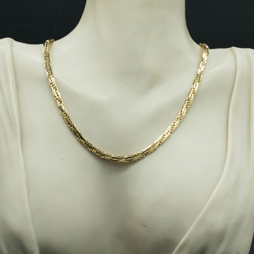 Collana Aisha - Collana in oro giallo lucida